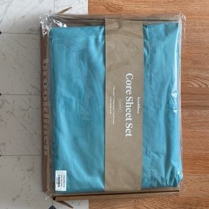 Brooklinen Classic Core Sheet Set, Aqua Blue, Queen